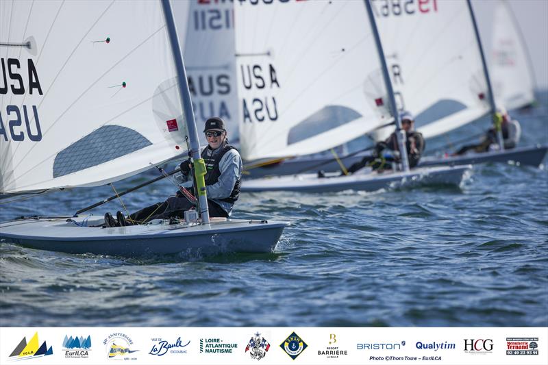 ILCA Master European Championships at La Baule Day 5 photo copyright Thom Thow / EurILCA taken at Yacht Club de La Baule and featuring the ILCA 7 class