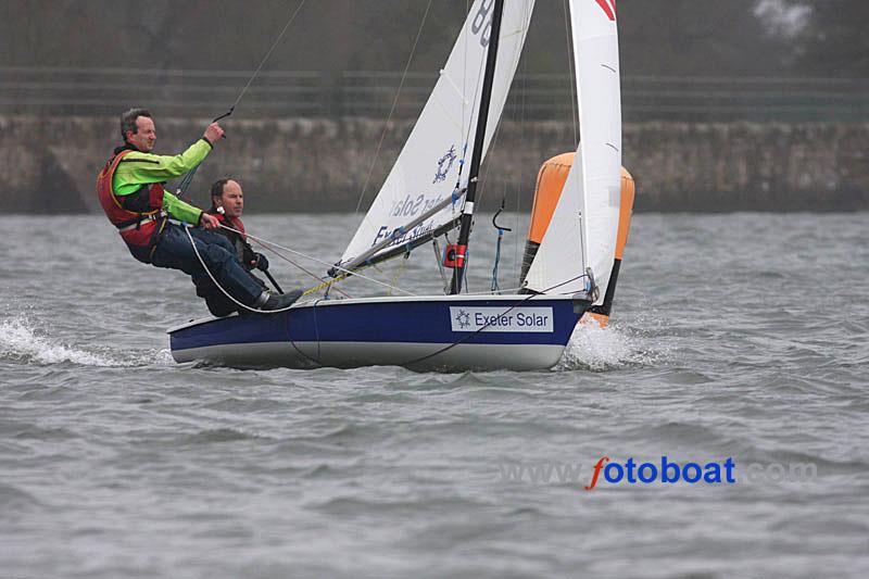 Starcross Exe Sails Steamer 2014 photo copyright Mike Rice / www.fotoboat.com taken at Starcross Yacht Club and featuring the Laser 2 class