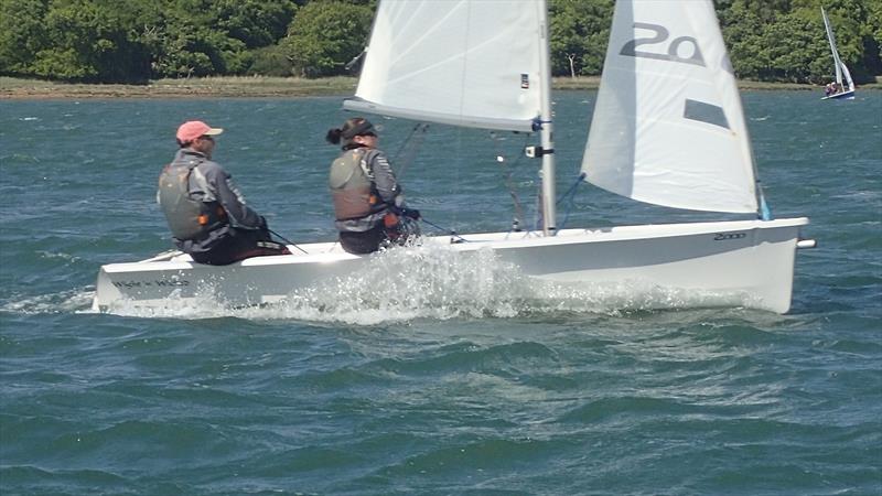 Rob & Sarah Burridge during the 2000 Millennium Series at Chichester photo copyright Nigel Cowan taken at Chichester Yacht Club and featuring the 2000 class