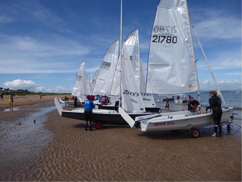 2000 Nationals at East Lothian day 3 photo copyright Eric Robertson taken at East Lothian Yacht Club and featuring the 2000 class