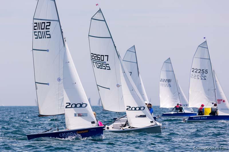 2000 fleet at the Rooster RS Summer Championship photo copyright David Harding / www.sailingscenes.com taken at Parkstone Yacht Club and featuring the 2000 class