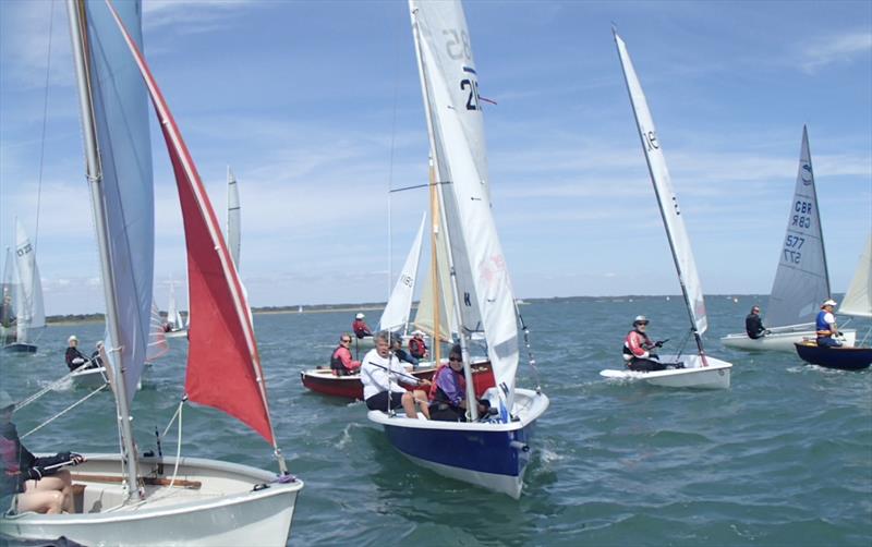 Sublime Solent sailing at Keyhaven Week 2018  photo copyright Tom Compton, Karen Weeks & Alex Pepper taken at Keyhaven Yacht Club and featuring the 2000 class