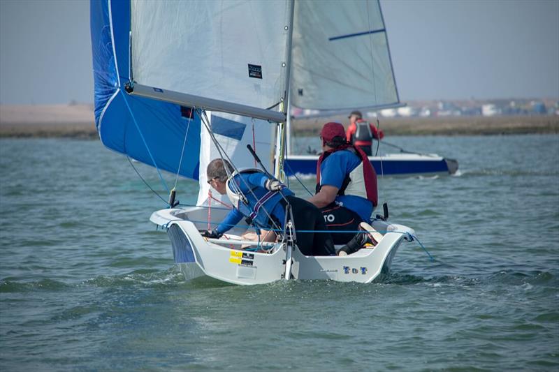 Keyhaven Yacht Club Easter Regatta photo copyright Nick Boxall taken at Keyhaven Yacht Club and featuring the 2000 class