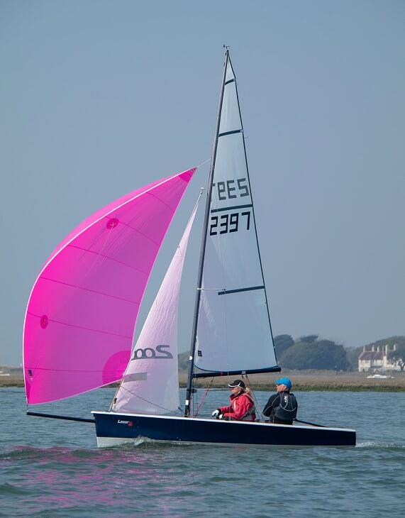 Keyhaven Yacht Club Easter Regatta photo copyright Nick Boxall taken at Keyhaven Yacht Club and featuring the 2000 class