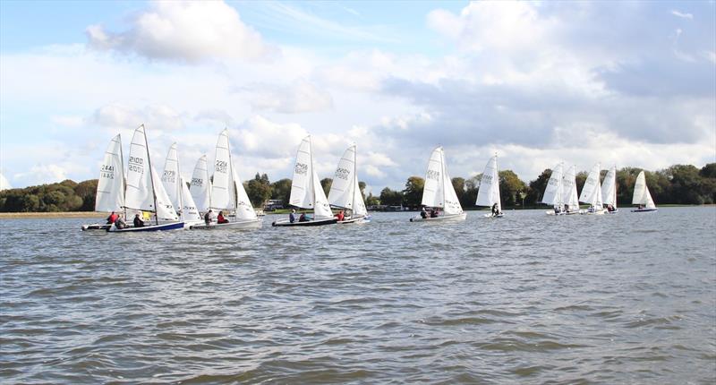 2000 class Inlands at Weir Wood photo copyright Sarah Seddon taken at Weir Wood Sailing Club and featuring the 2000 class