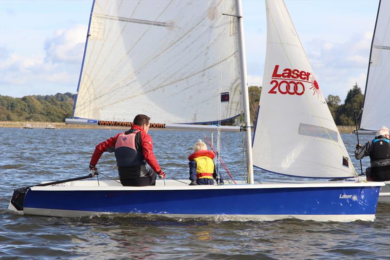 2000 class Inlands at Weir Wood photo copyright Sarah Seddon taken at Weir Wood Sailing Club and featuring the 2000 class