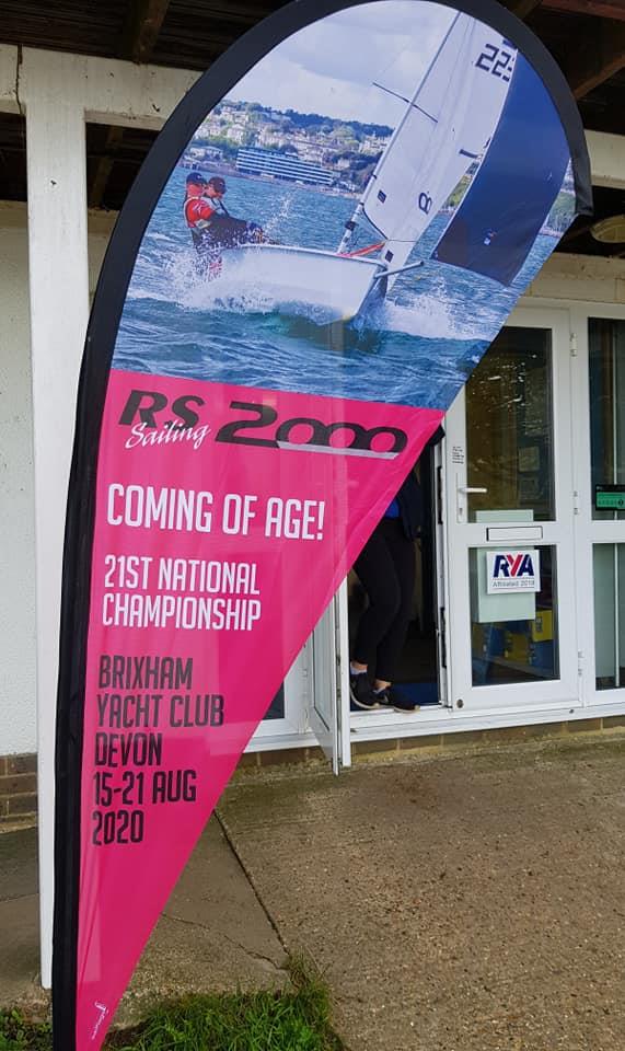 All set for the 2000 Class Nationals at Brixham photo copyright Kev O'Brien taken at Brixham Yacht Club and featuring the 2000 class