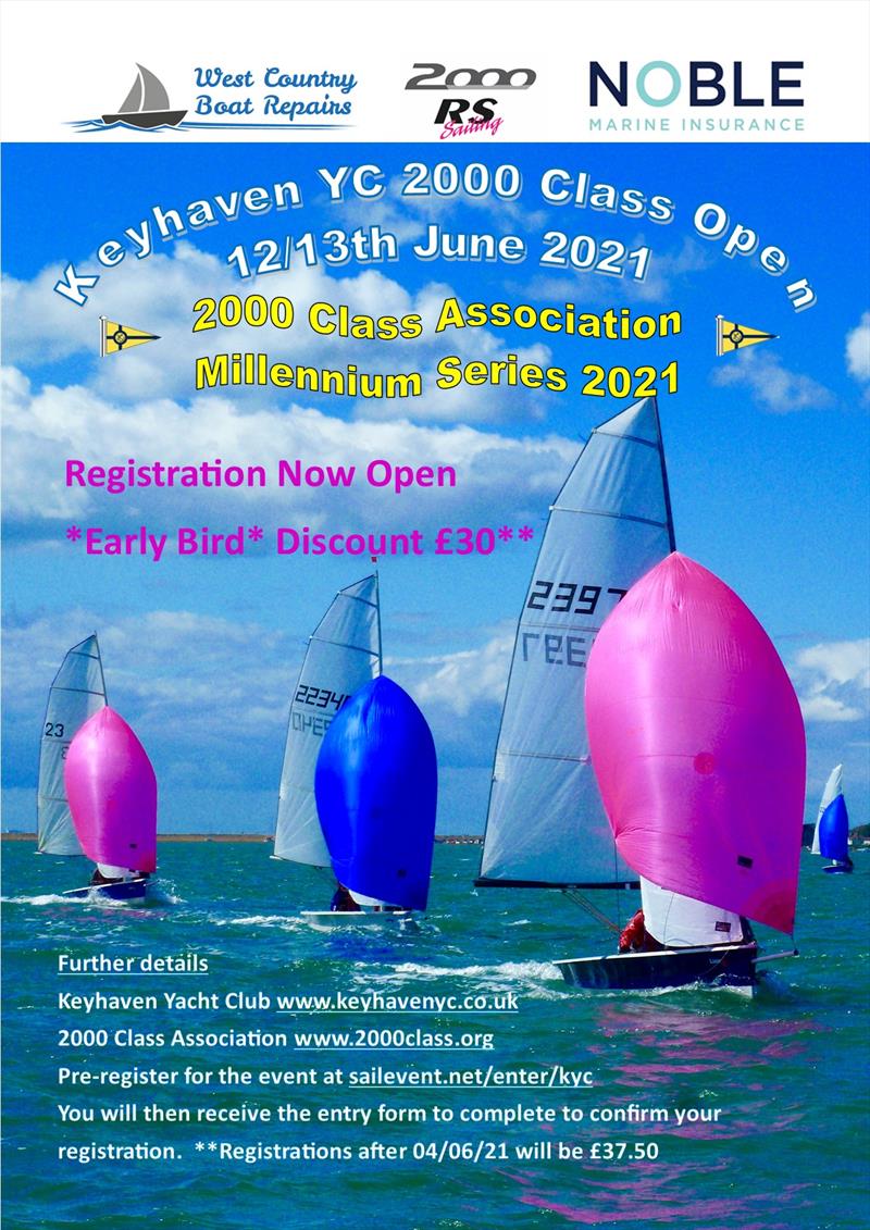 Keyhaven Yacht Club 200 Class Open Poster photo copyright Alex Pepper taken at Keyhaven Yacht Club and featuring the 2000 class