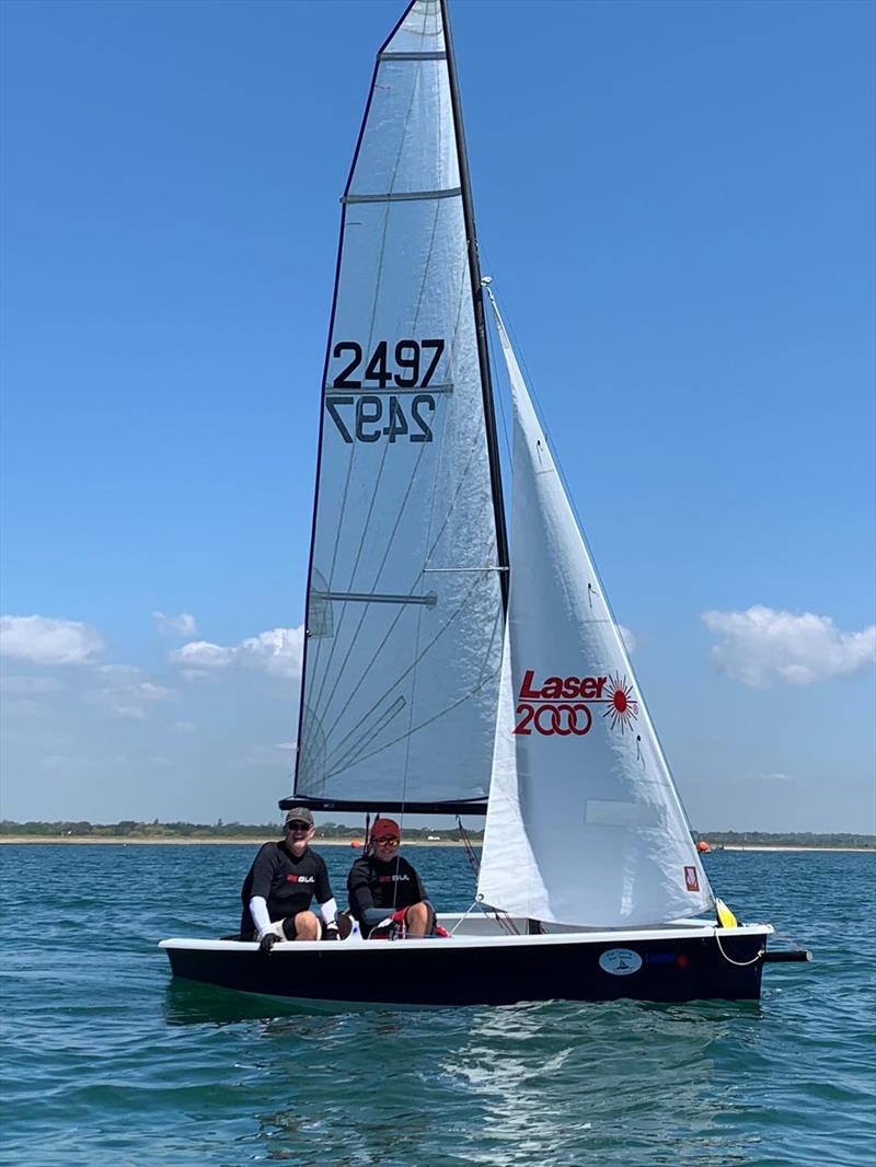 West Country Boat Repairs 2000 class Millennium Series at Keyhaven photo copyright Penny Moors taken at Keyhaven Yacht Club and featuring the 2000 class