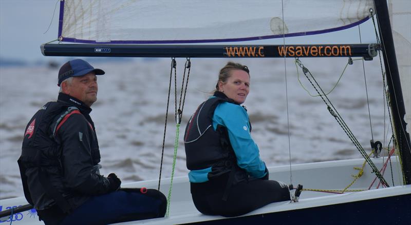 William and Tara Dickson during the 2000 Class open at Snettisham Beach photo copyright Adam Pryke Photography taken at Snettisham Beach Sailing Club and featuring the 2000 class