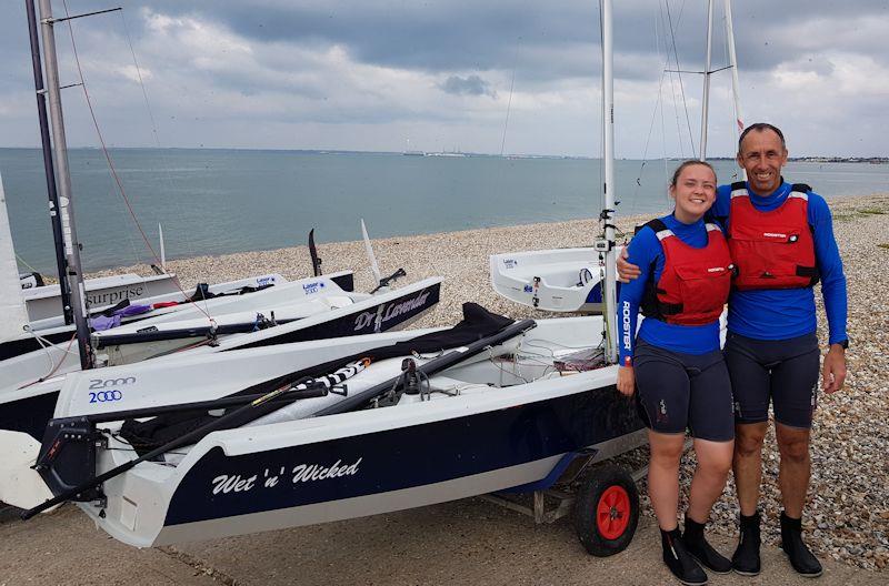 2000 Millennium Series round 5 at Lee-on-the-Solent photo copyright Kev O'Brien taken at Lee-on-the-Solent Sailing Club and featuring the 2000 class