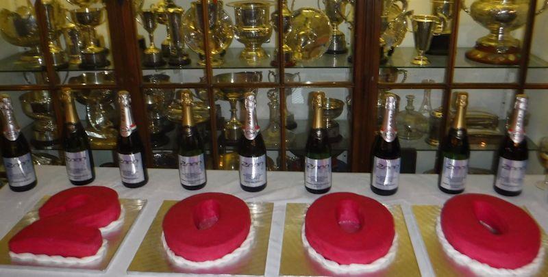 Cake and fizz for the 2000 Class Association UK National Championships at Torbay photo copyright Kev O 'Brien taken at Royal Torbay Yacht Club and featuring the 2000 class