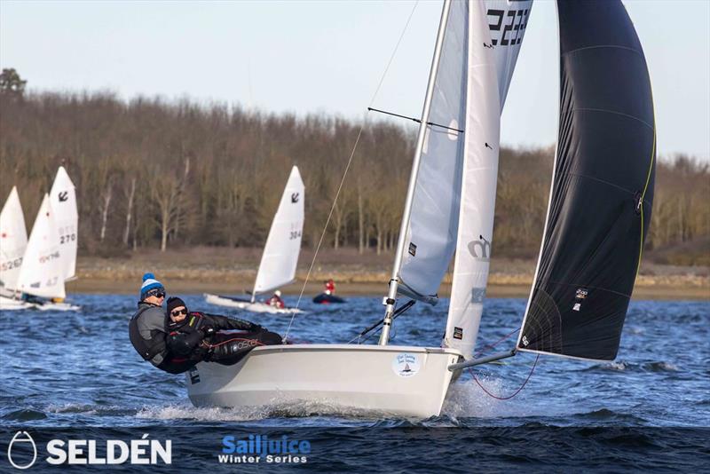 Simon and Katie Horsfield win the Slow Handicap fleet in the Gill Grafham Grand Prix photo copyright Tim Olin / www.olinphoto.co.uk taken at Grafham Water Sailing Club and featuring the 2000 class