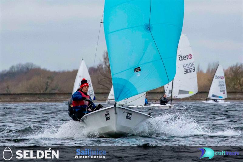 Jack Lewis and Morgan Smith finish 2nd in the Oxford Blue - Seldén SailJuice Winter Series 2022-23 finale - photo © Tim Olin / www.olinphoto.co.uk