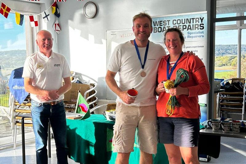 Iain and Sarah Yardley, 4th - West Country Boat Repairs 2000 Millennium Series overall prize-giving - photo © 2000 Class association