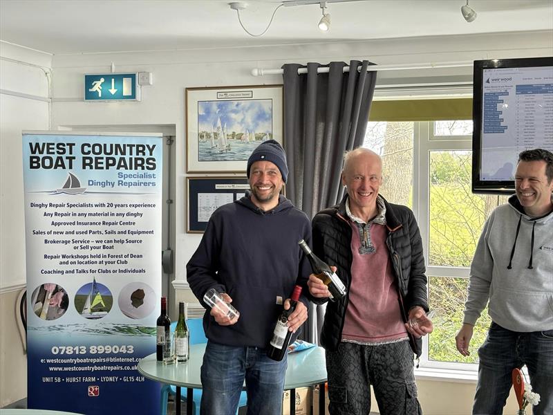 2000 Millennium Series at Weir Wood - 2nd overall Paul Cullen and Colin Hatton photo copyright Vince White taken at Weir Wood Sailing Club and featuring the 2000 class