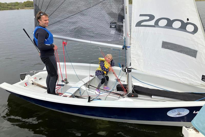 Adrian and Jessica Stell - West Country Boat Repairs 2000 class Millennium Series and Welsh Championships at Llandegfedd - photo © LSC