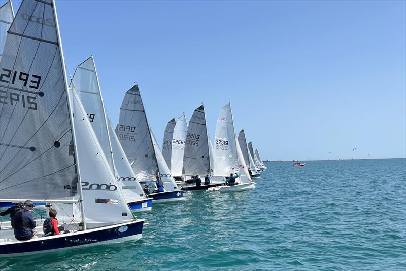 West Country Boat Repairs 2000 Millennium Series Round 3 at Castle Cove photo copyright Martin Pascoe taken at Castle Cove Sailing Club and featuring the 2000 class