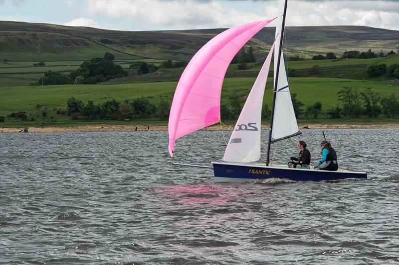 2000 racing in Handicap Fleet - NEYYSA North Region Youth & Junior Championships at Derwent Reservoir photo copyright Dave Wood taken at Derwent Reservoir Sailing Club and featuring the 2000 class