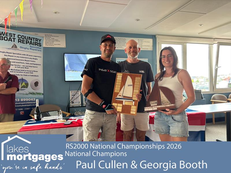 Paul Cullen and Georgia Booth win the Lakes Mortgages RS2000 Nationals at Brightlingsea - photo © Ocelot Photography