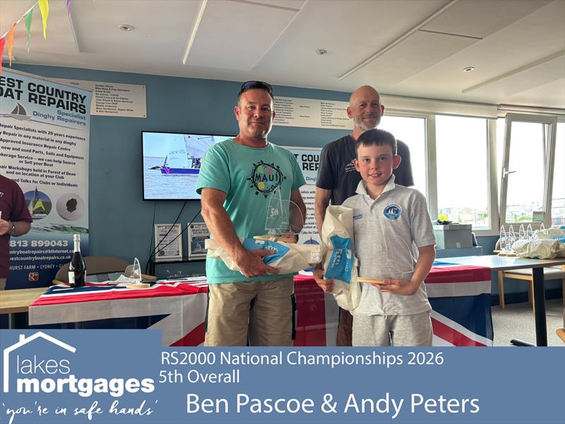 Ben Pascoe and Andy Peters finish 5th in the Lakes Mortgages RS2000 Nationals at Brightlingsea - photo © Ocelot Photography