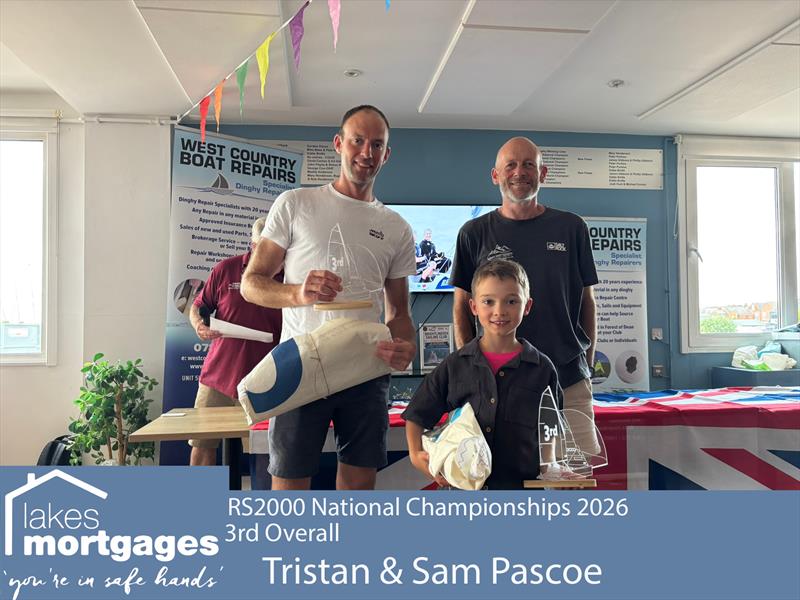 Tristan and Sam Pascoe finish 3rd in the Lakes Mortgages RS2000 Nationals at Brightlingsea - photo © Ocelot Photography