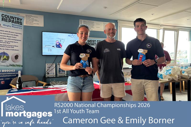 1st All Youth team - Cameron Gee and Emily Borner - Lakes Mortgages RS2000 Nationals at Brightlingsea photo copyright Ocelot Photography taken at Brightlingsea Sailing Club and featuring the RS2000 class