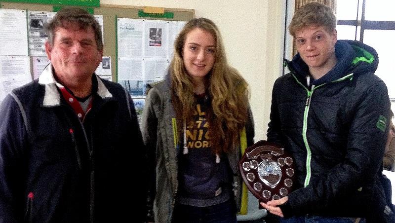 Youth winners Ed Barnes & Immi Van Ruiten at the Noble Marine 3000 Class Nationals photo copyright Tony Hunt taken at Rutland Sailing Club and featuring the 3000 class