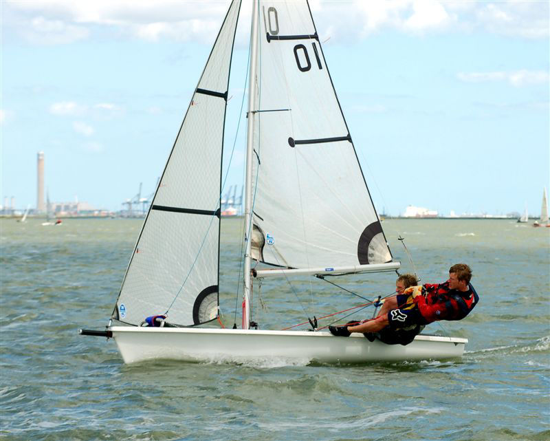 The Medway Dinghy Regatta treated the 3000s to ideal winds photo copyright Nick Champion / www.championmarinephotography.co.uk taken at Wilsonian Sailing Club and featuring the 3000 class