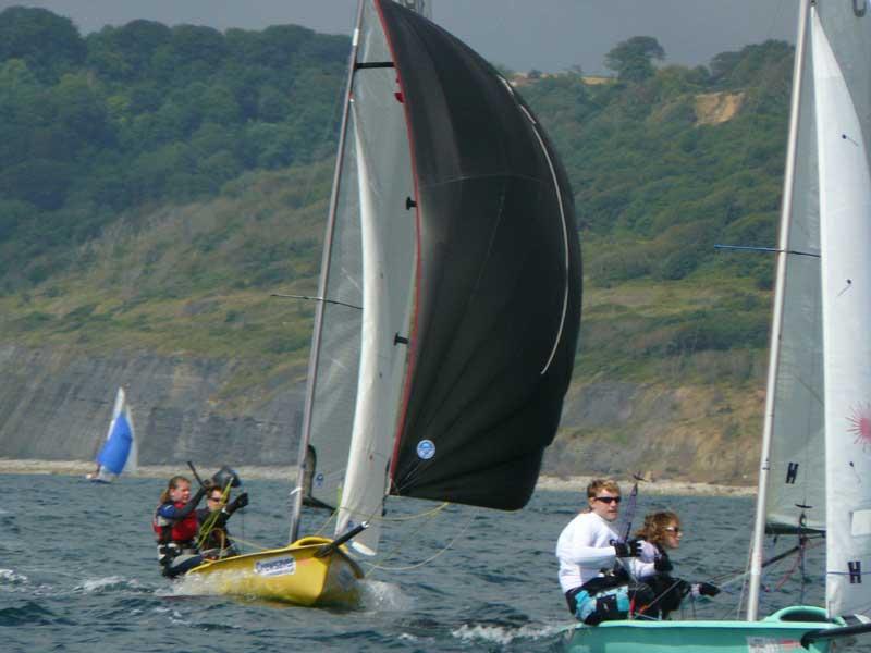 3000 class attends the Lyme Regis Regatta