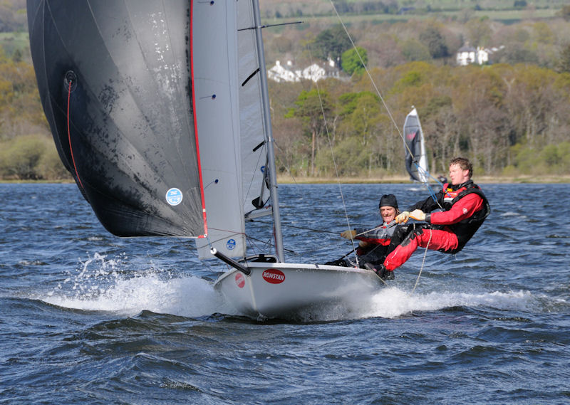 Joe Pester and Paul Murphy win the Great North Asymmetric Challenge 2012 photo copyright Roy Blackburn taken at Bassenthwaite Sailing Club and featuring the 3000 class