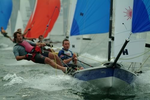 The Laser 4000 fleet enjoy classic Lake Garda conditions photo copyright Nick Kirk / www.n-d-k.com taken at  and featuring the 4000 class