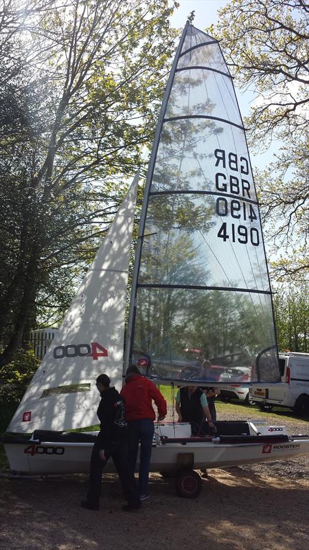 4000s at the Weston Grand Slam photo copyright Richard de Fleury taken at Weston Sailing Club and featuring the 4000 class