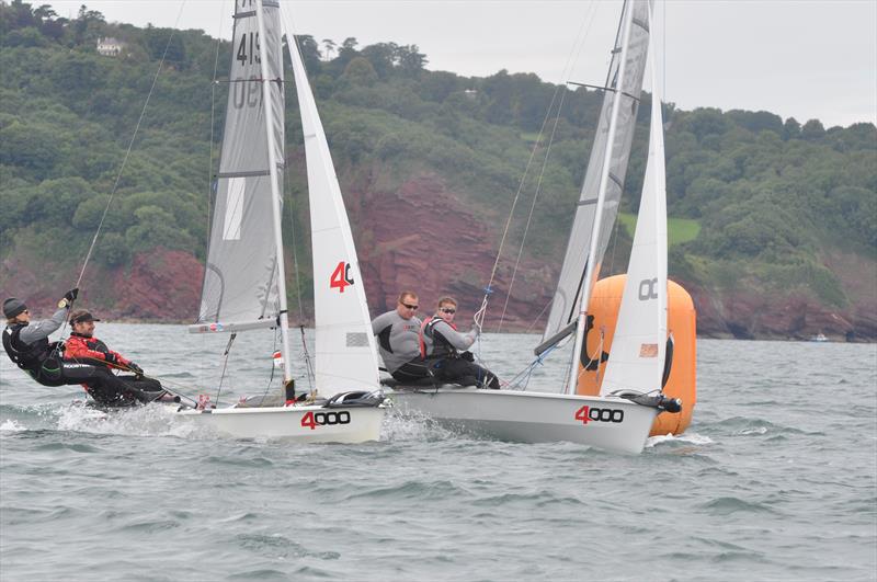 Rooster Sailing 4000 Nationals at Babbacombe photo copyright Jean Border / www.borderphotos2010.com taken at Babbacombe Corinthian Sailing Club and featuring the 4000 class