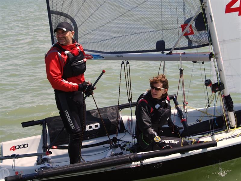 4000s at Weston photo copyright Georgina Bedford taken at Weston Sailing Club and featuring the 4000 class