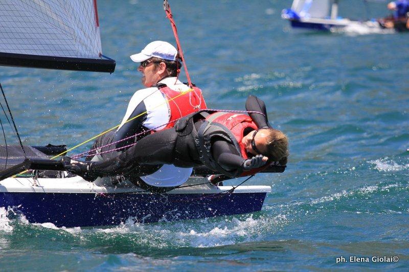 Laser 4000 Europeans on Lake Garda photo copyright Elena Giolai taken at Fraglia Vela Riva and featuring the 4000 class