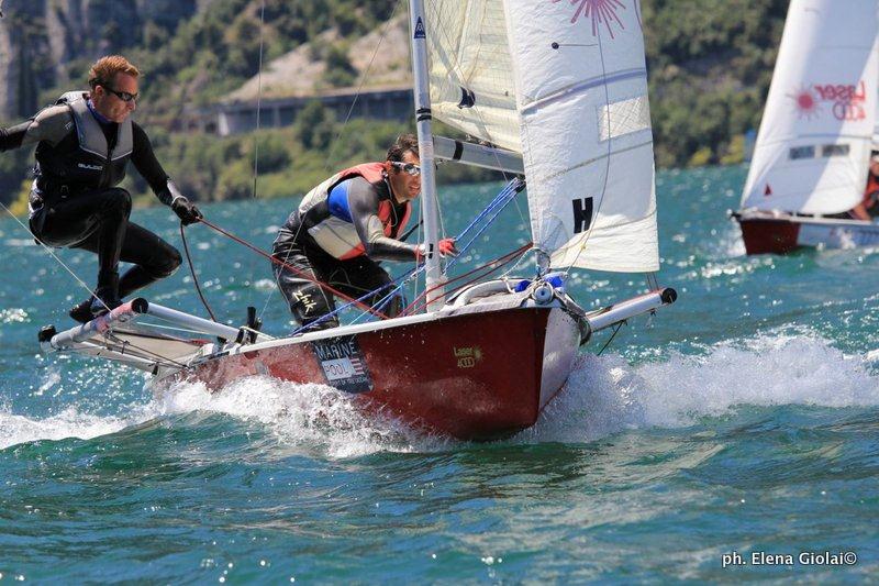 Laser 4000 Europeans on Lake Garda photo copyright Elena Giolai taken at Fraglia Vela Riva and featuring the 4000 class