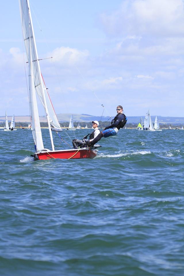 Patrick and Adam sailing a Laser 4000 photo copyright Southern family taken at  and featuring the 4000 class
