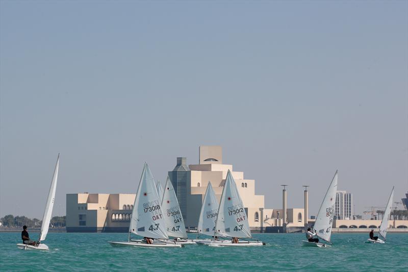Sail the Gulf Regatta day 3 photo copyright Matias Capizzano / www.capizzano.com taken at Doha Sailing Club and featuring the ILCA 4 class