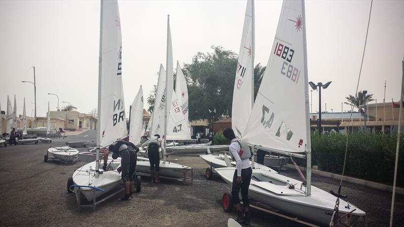 6th GCC Sailing Championships day 2 photo copyright Icarus Sailing Media taken at Doha Sailing Club and featuring the ILCA 4 class