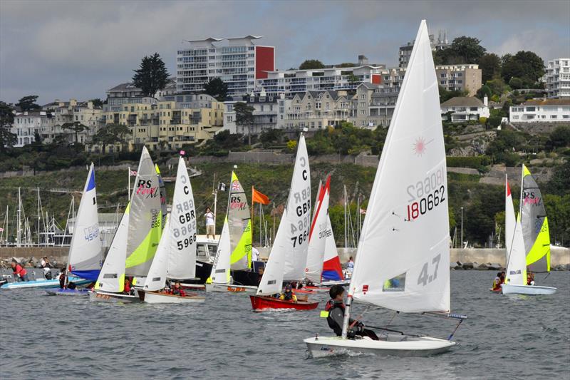 Torbay Royal Regatta action photo copyright Jean Border / www.borderphotos2010.com taken at Royal Torbay Yacht Club and featuring the ILCA 4 class