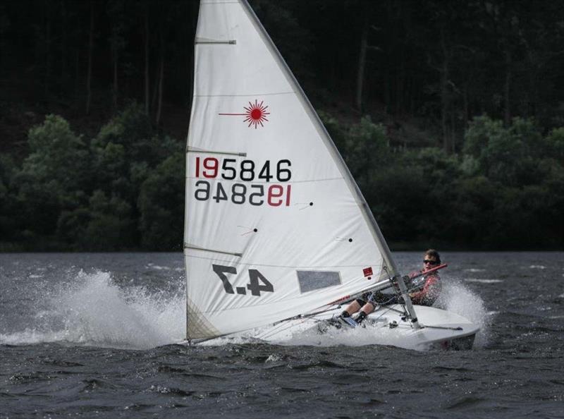 A Laser 4.7 blast reaching at The ONE Bassenthwaite Lake Sailing Week 2016 - photo © John Spittle