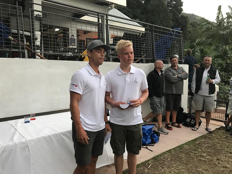 First Laser 4.7 Oskar Tulberg in the Hong Kong Laser Nationals 2016 photo copyright Marek Nostitz-Jackowski taken at Royal Hong Kong Yacht Club and featuring the ILCA 4 class