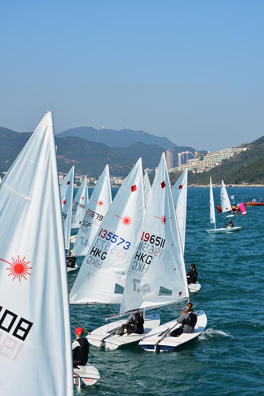 Hong Kong Race Week 2017 day 1 photo copyright Hong Kong Race Week / Naomi Rebecca taken at Royal Hong Kong Yacht Club and featuring the ILCA 4 class