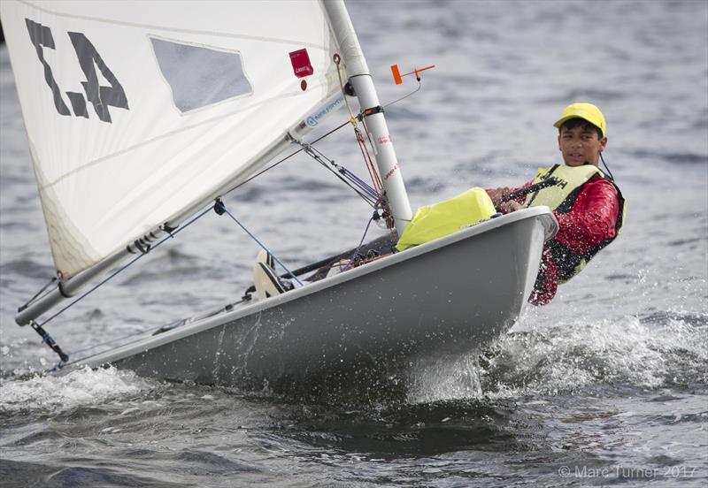 Stuart Khaliq in his Laser 4.7 at the annual Cumbraes Regatta photo copyright Marc Turner / PFM Pictures taken at Largs Sailing Club and featuring the ILCA 4 class