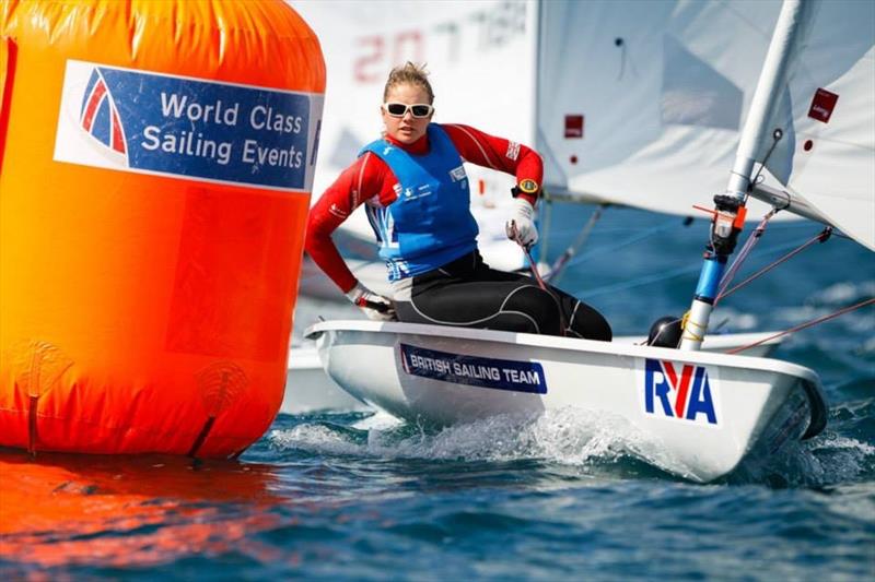 Ellie competed in the Laser 4.7 at the highest level photo copyright RYA taken at Weymouth & Portland Sailing Academy and featuring the ILCA 4 class