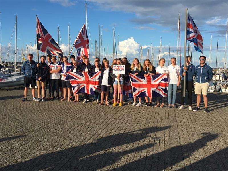 Martin Boatman with RYA 4.7 Squads at recent 4.7 Worlds - 2016 - photo © Ben Nicholls