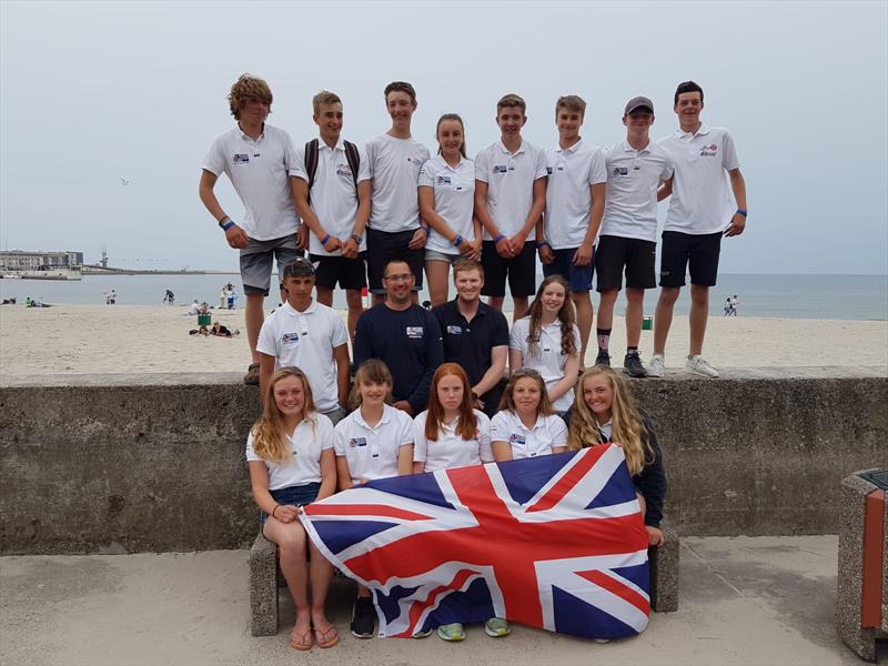 GBR sailors at the 2018 Laser 4.7 World Championships - photo © Ben Nicholls