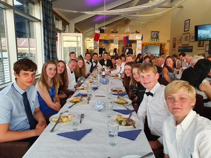 Gala dinner during the the Laser UK National Championships at Largs - photo © Jon Emmett