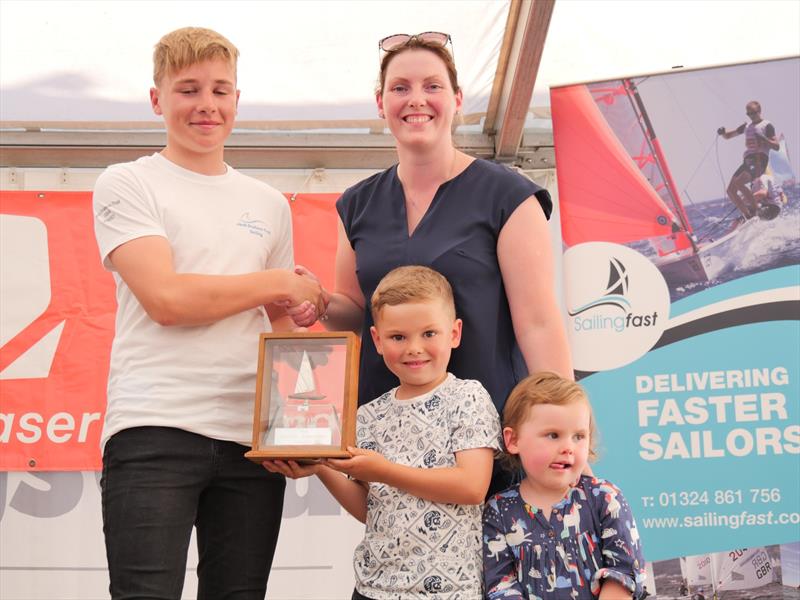 Jack Graham-Troll - Laser 4.7 National Champion 2019 photo copyright Jon Emmett taken at Largs Sailing Club and featuring the ILCA 4 class